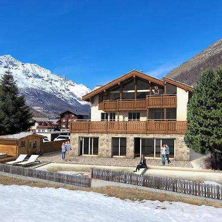 Chalet Wiesengrund Edelweiss 6P Saas-Almagell Exteriör bild