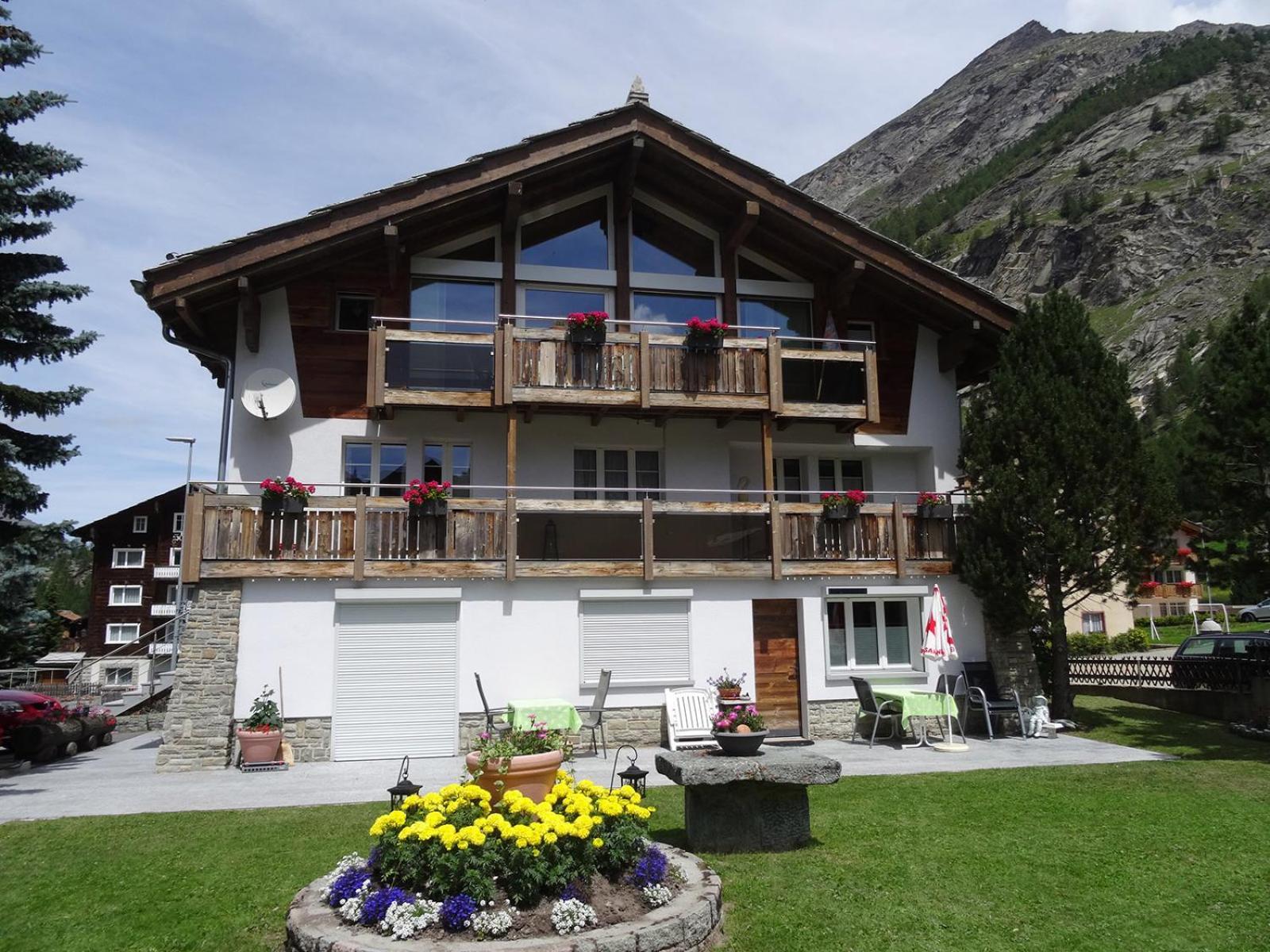 Chalet Wiesengrund Edelweiss 6P Saas-Almagell Exteriör bild